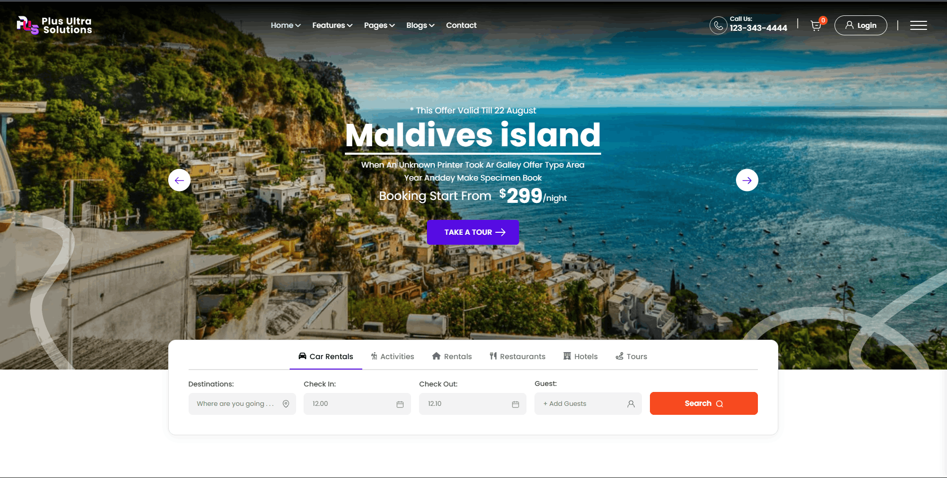 Custom tour booking platform dashboard showing live Bahamas boat tour availability and reservations for 700 Islands Adventure Tours