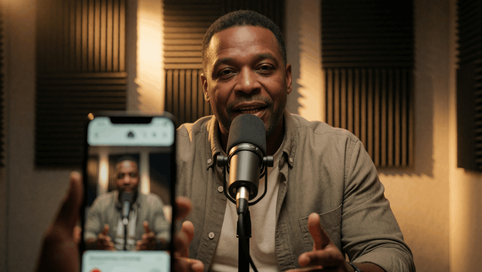 Carib Radio now-playing screen with verified Caribbean stations and playback controls